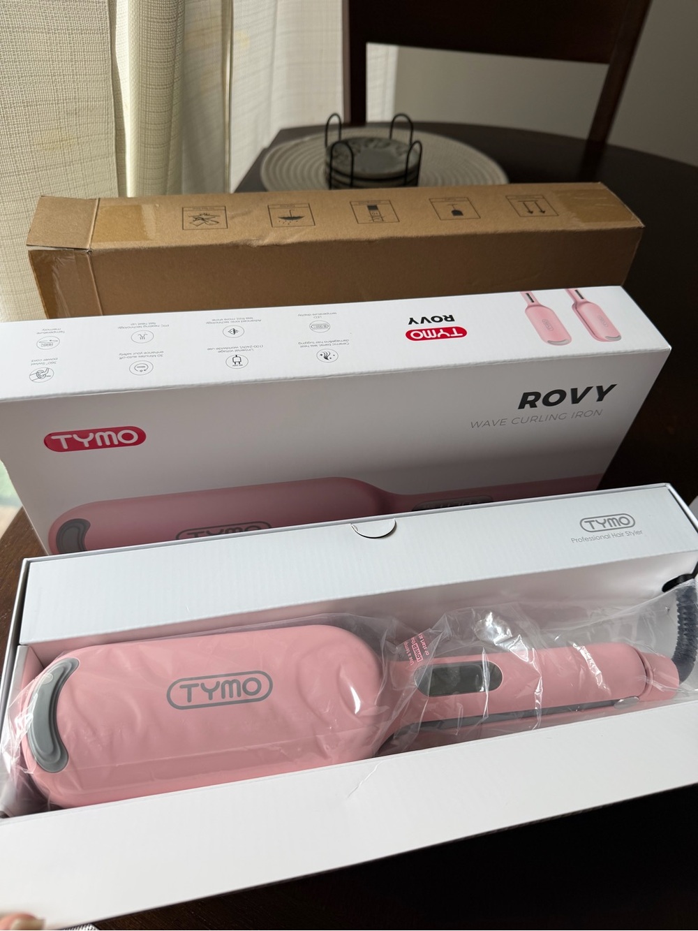 Tymo Rovy Wave Curling Iron - Pink - Picture 2 of 4